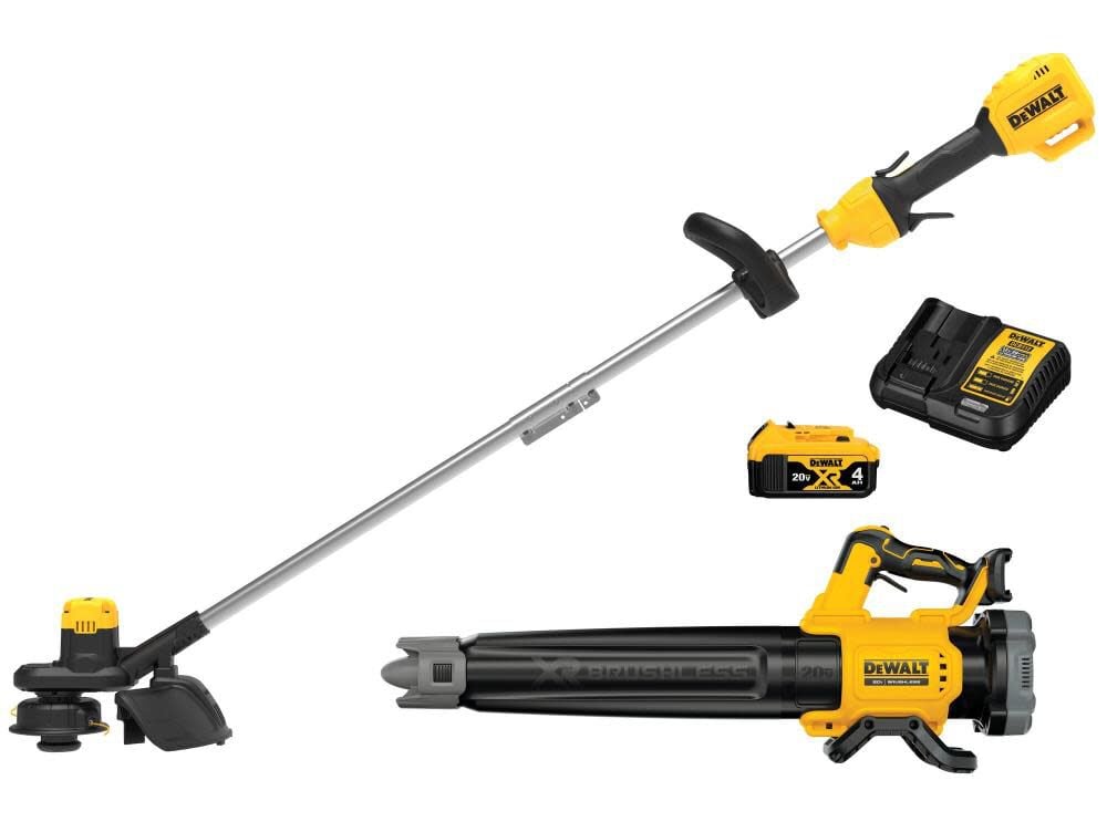DEWALT 20V MAX XR Cordless String Trimmer & Blower Combo Kit, large image number 1