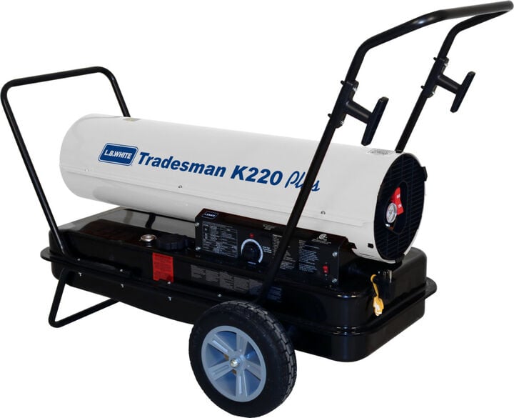 LB White Tradesman 220,000 BTU Portable Kerosene Forced Air Heater