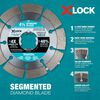 Makita XLOCK 4 1/2 Inch Segmented Rim Diamond Blade for Masonry, small image number 5