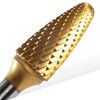 Champion Cutting Tool SF3 Double Cut TIN Carbide Burr, small image number 2