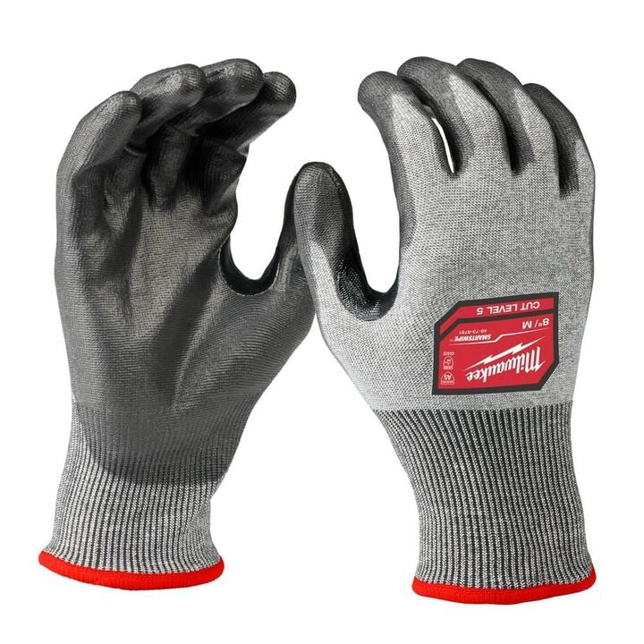 Milwaukee Cut Level 5 High Dexterity Polyurethane Dipped Gloves - M