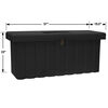 Buyers Products Company 22.5x19.5/18.75x51/47 Inch Black Poly Multipurpose Chest, small image number 6