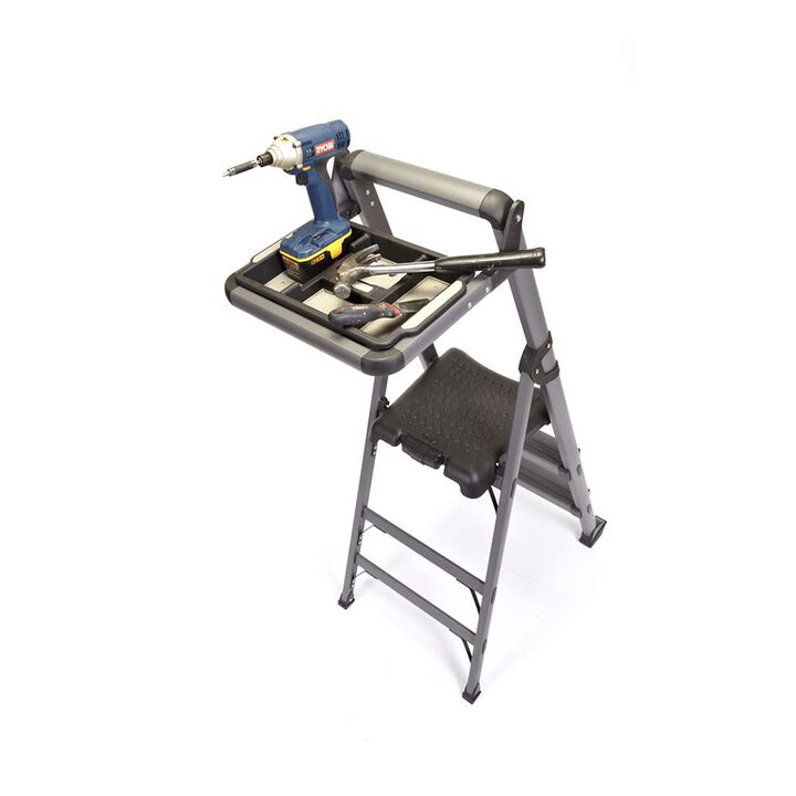 Xtend and Climb Modstep 300 Lbs 3-Step Platform Step Ladder with Handle, large image number 5