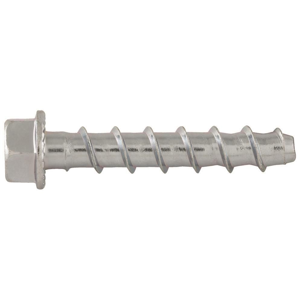 DEWALT Screw-Bolt+ 1/4 x 1-3/4 Inch Hex Head Concrete Screw Anchor 100 Pieces, large image number 1