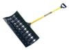 Structron Snow Pusher Black ABS Head Yellow Fiberglass Handle D-Grip, small