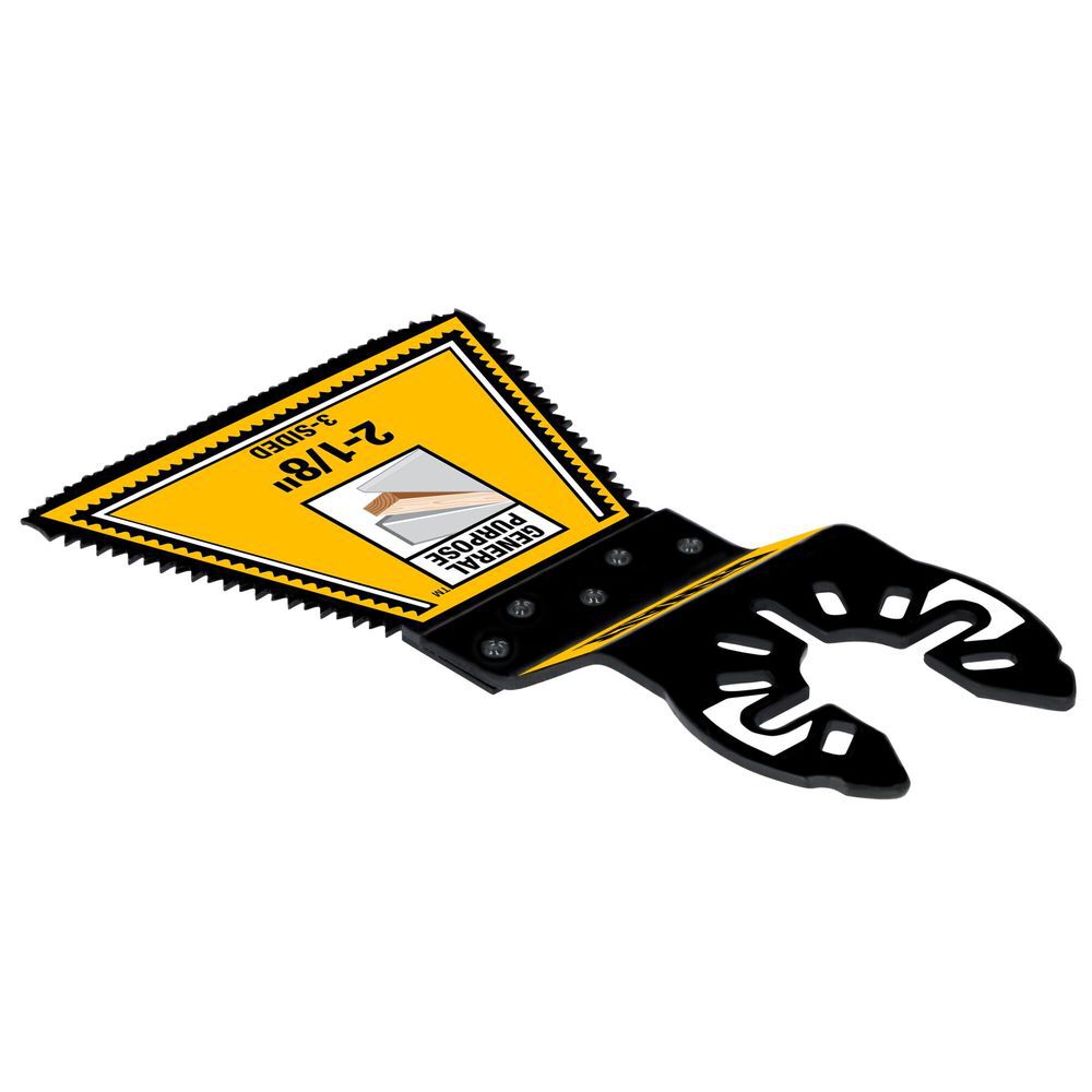 DEWALT 2 1/8 Inch General Purpose 3-Sided Oscillating Blade 1 Pack, large image number 6