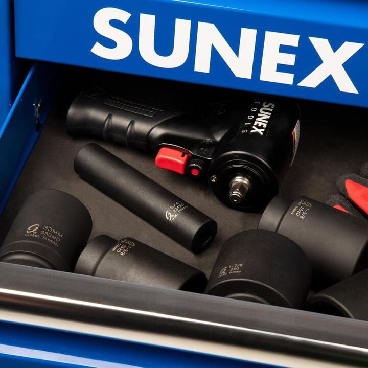 Sunex 3/4 In. 1/2 In. Drive Extra Long Deep Impact Socket, large image number 4