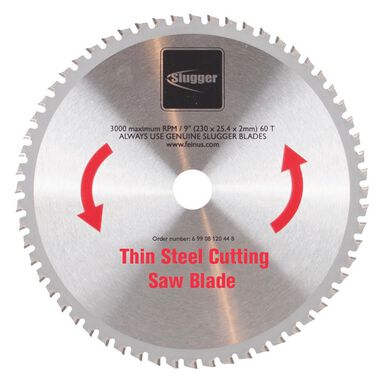 Fein Slugger 9 Inch Thin Steel Cutting Saw Blade