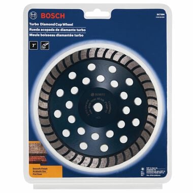 Bosch 7 In. Turbo Row Diamond Cup Wheel, large image number 1