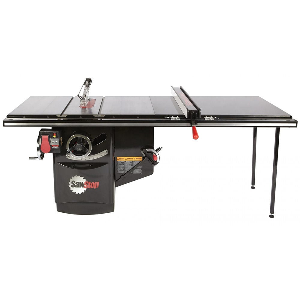Sawstop 10 in. 3 HP Professional Cabinet Saw with 52 In. Fence, large image number 1