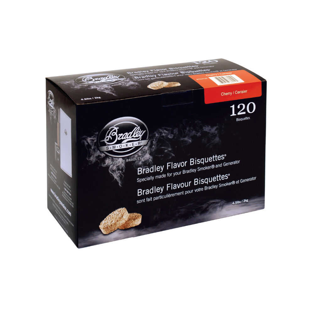 Bradley Smoker Smoking Bisquettes Cherry Wood 120 Pack – BTCH120