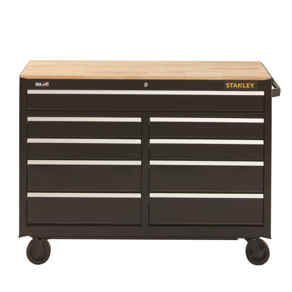 Stanley 52 in. W 300 Series 9-Drawer Mobile Workbench, large image number 1