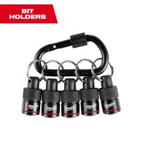 Milwaukee Bit Holder with Carabiner, 5 Piece