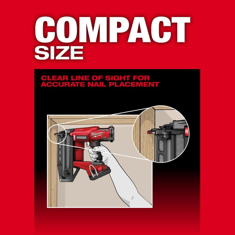 Milwaukee M18 FUEL 16 Gauge Straight Finish Nailer (Bare Tool) 302020