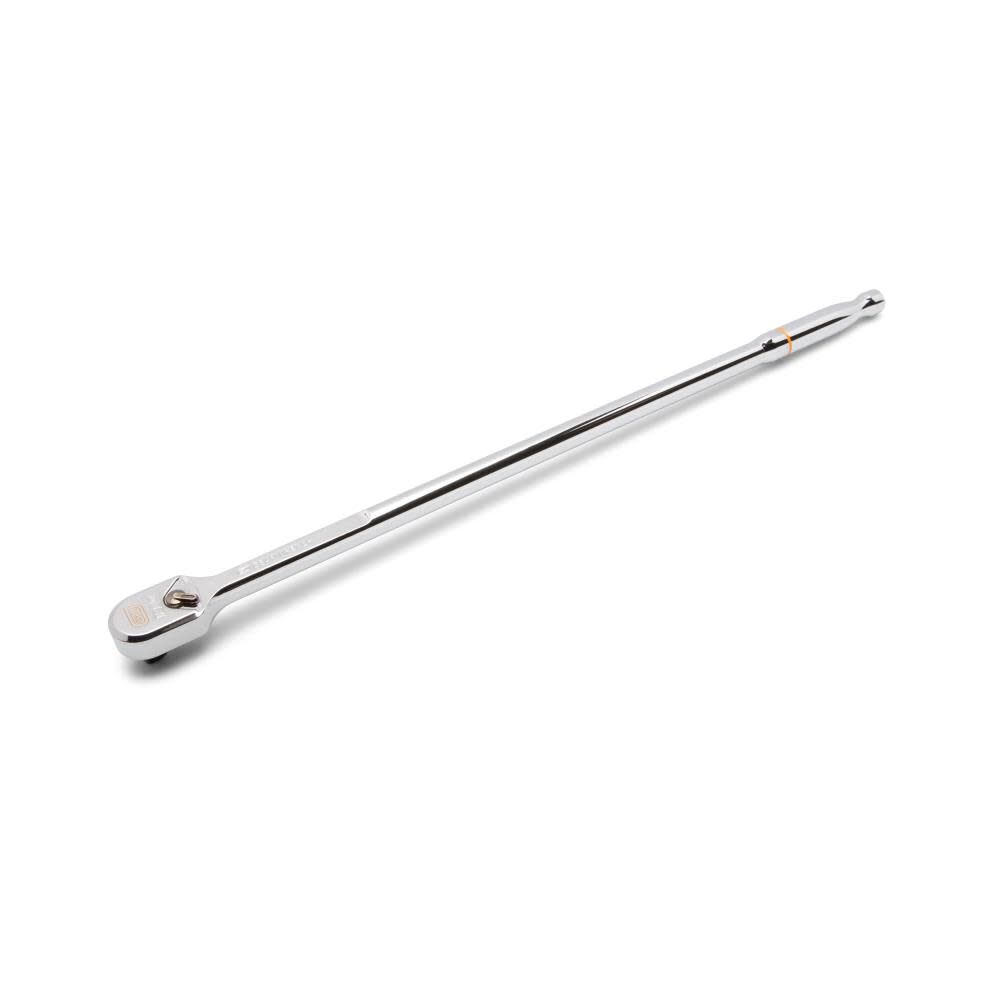 GEARWRENCH 120XP 3/8 Inch Drive Full Polish Chrome Extra Long Handle Teardrop Ratchet, large image number 4
