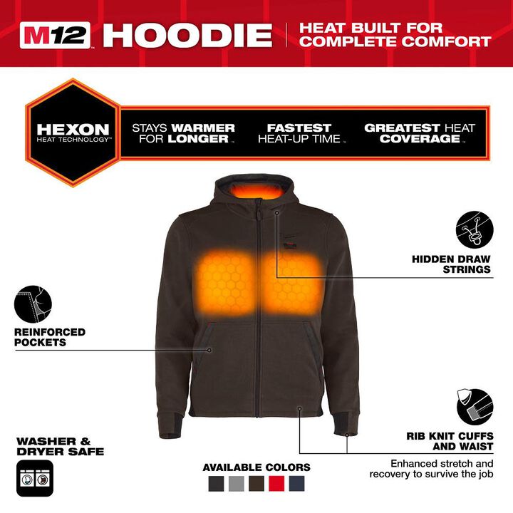 Milwaukee M12 Heated Hoodie, large image number 1