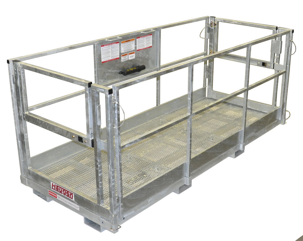 Marv Haugen Industrial Galvanized Aerial Work Platform 4x9'8in, large image number 1