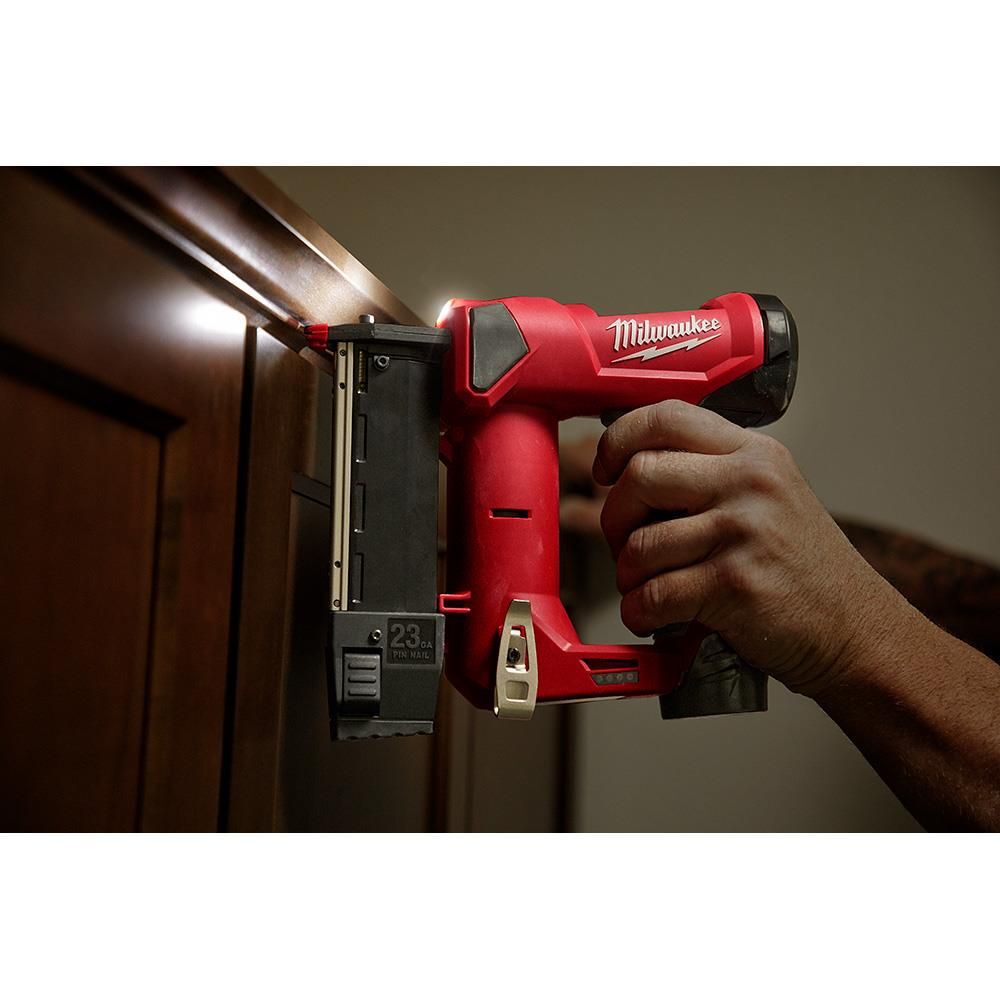 Milwaukee M12 23 Gauge Pin Nailer Kit, large image number 24