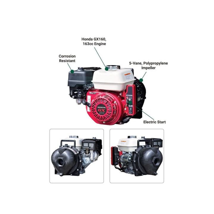 Banjo 2 Inch 190 GPM Gas Powered Water Transfer Pump, large image number 1