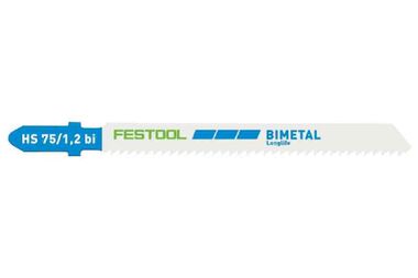 Festool Jigsaw Blades HS 75/1.2 for Metal Cutting - Pack of 5