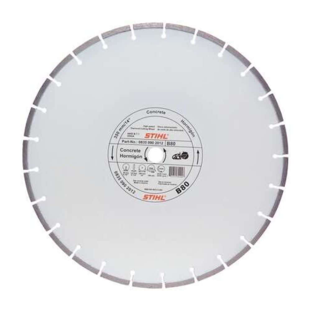 Stihl D-BA90 14 Inch Premium Segmented Rim Diamond Wheel for Concrete and Asphalt – 0835 094 8013