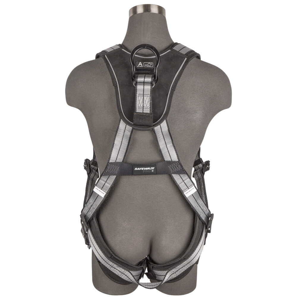 Safewaze PRO+ Slate Full Body Harness: Alu 1D, Alu QC Chest, Alu FD, TB Legs, large image number 2
