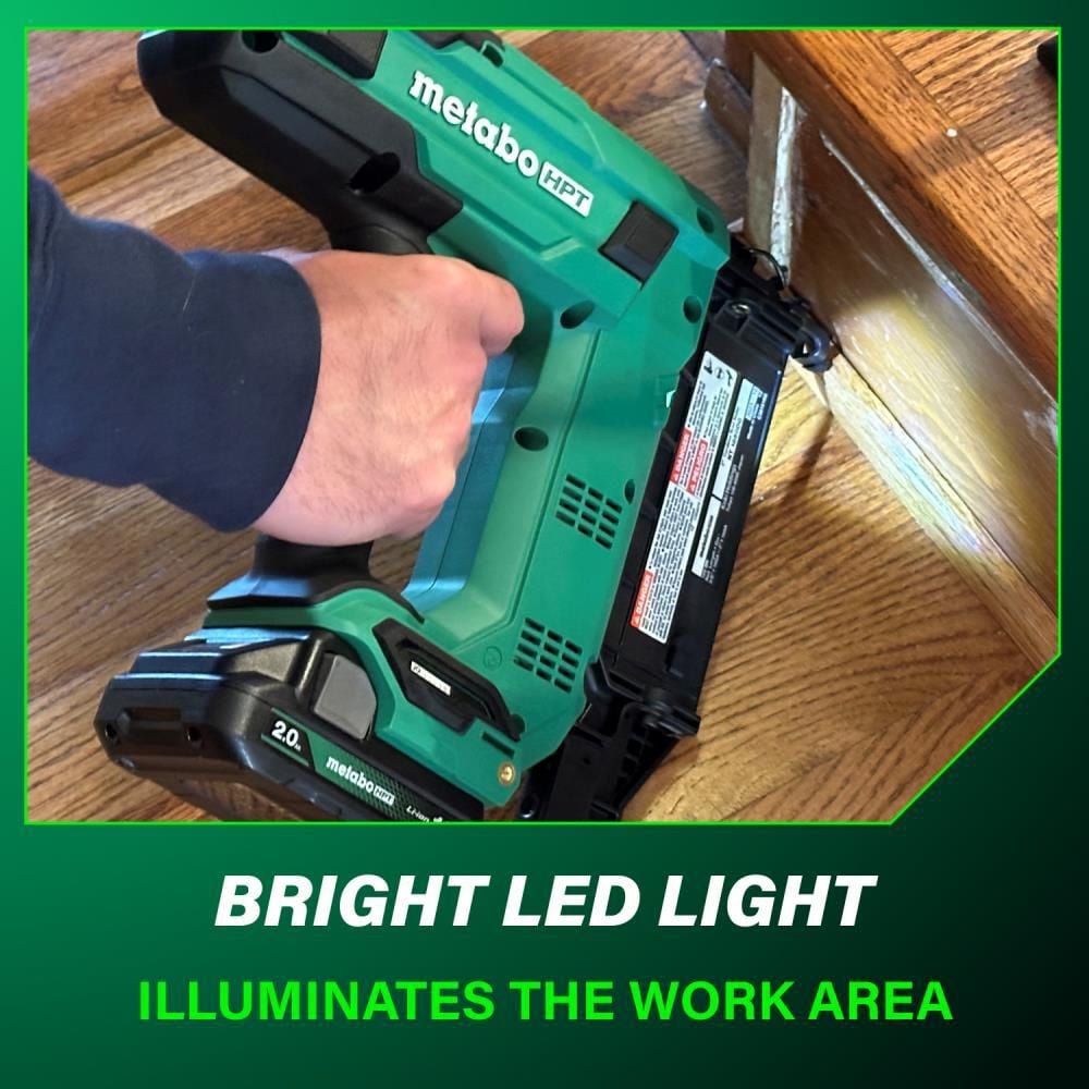 Metabo HPT 18V MultiVolt 18-Gauge Compact Brad Nailer Kit, large image number 8
