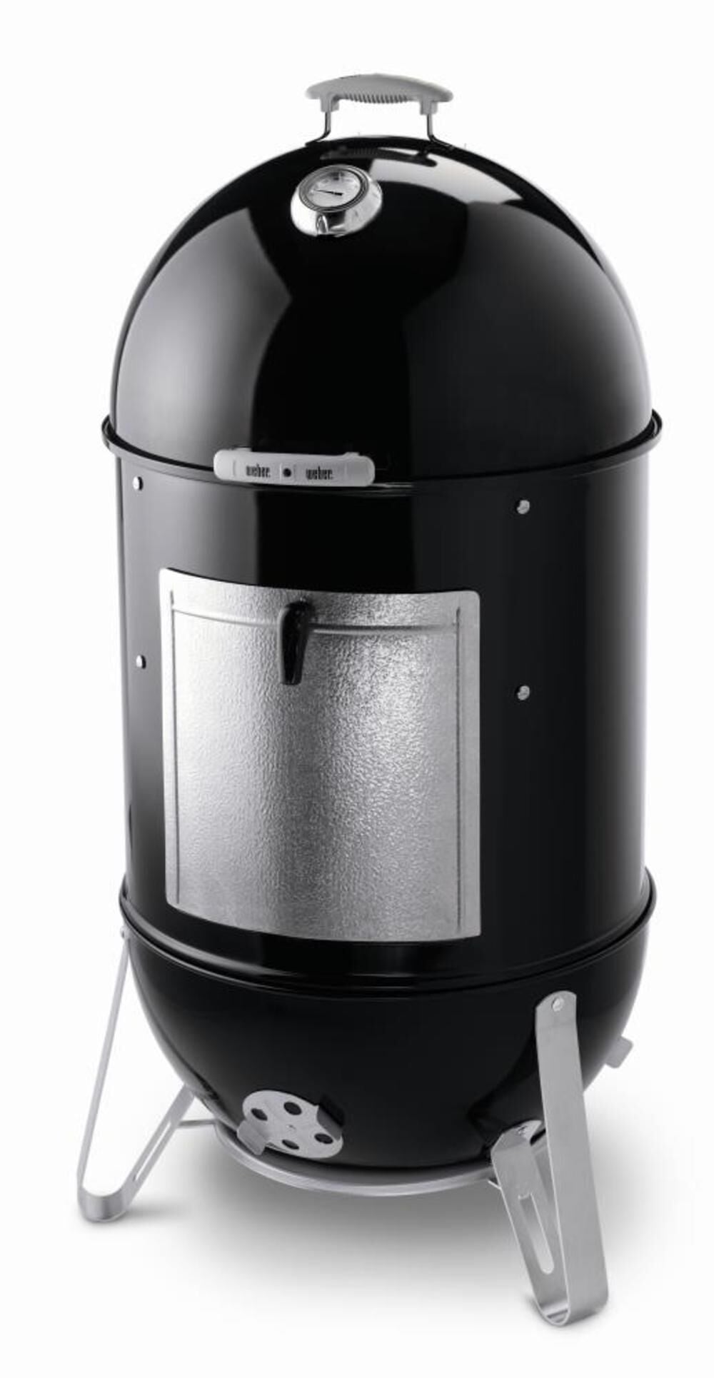 Weber 22 inch Smokey Mountain Cooker Smoker in Black with Cover and Built-In Thermometer, large image number 1