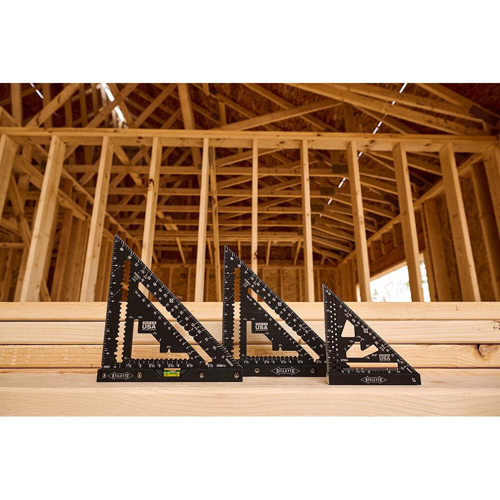Stiletto 7 in Carpenter Square with Level STSQ7-L - Acme Tools