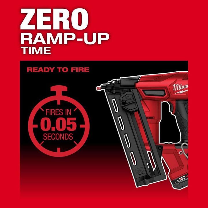 Milwaukee M18 FUEL 16 Gauge Angled Finish Nailer Kit, large image number 5