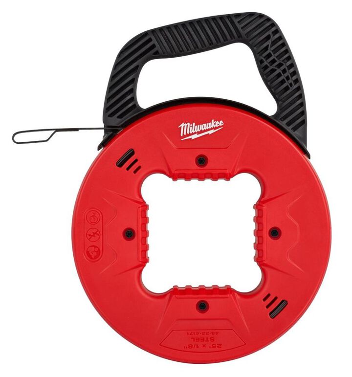 Milwaukee 25 Ft. 1/8 in. Steel Fish Tape, large image number 0