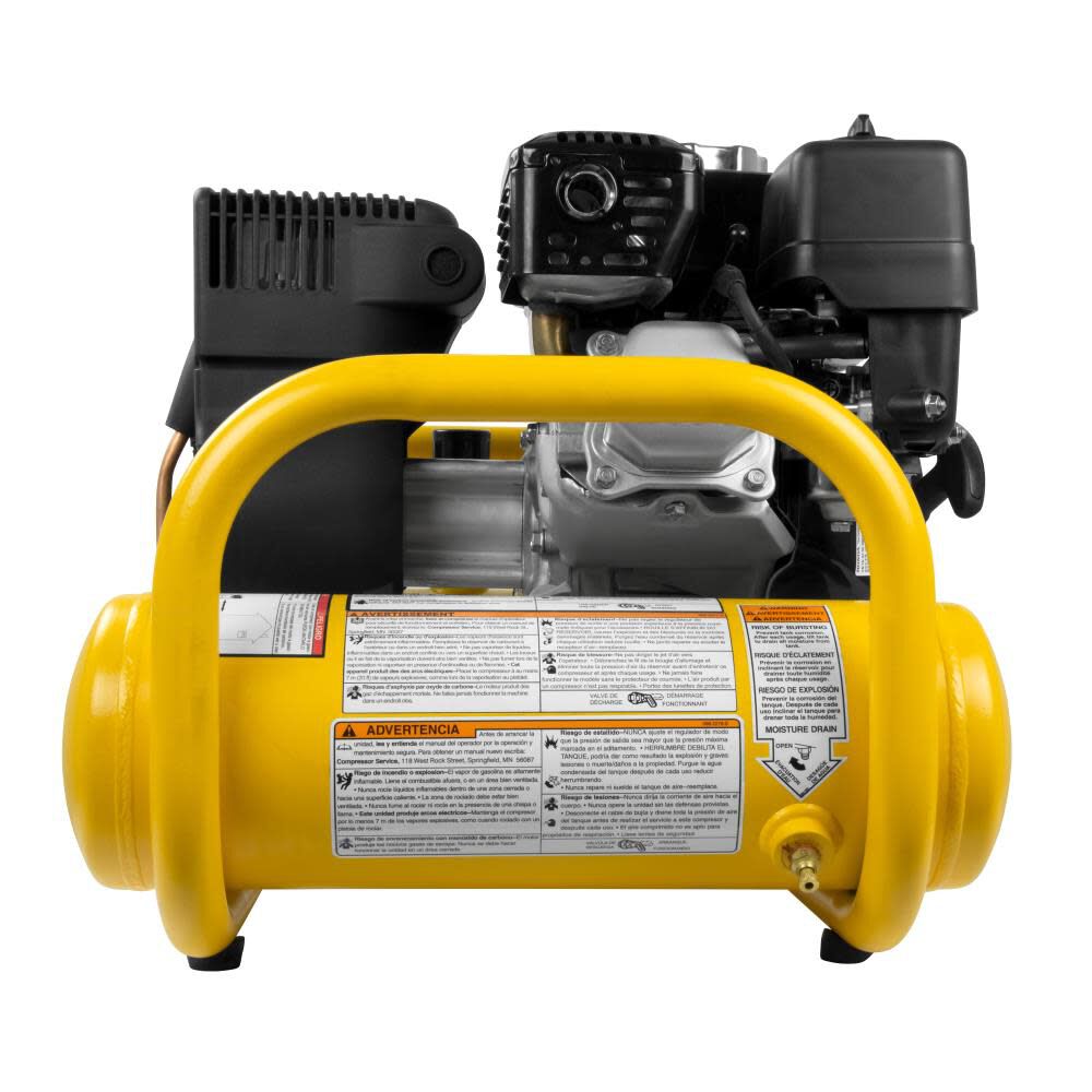 Dewalt portable gas discount air compressor dxcmtb5590856