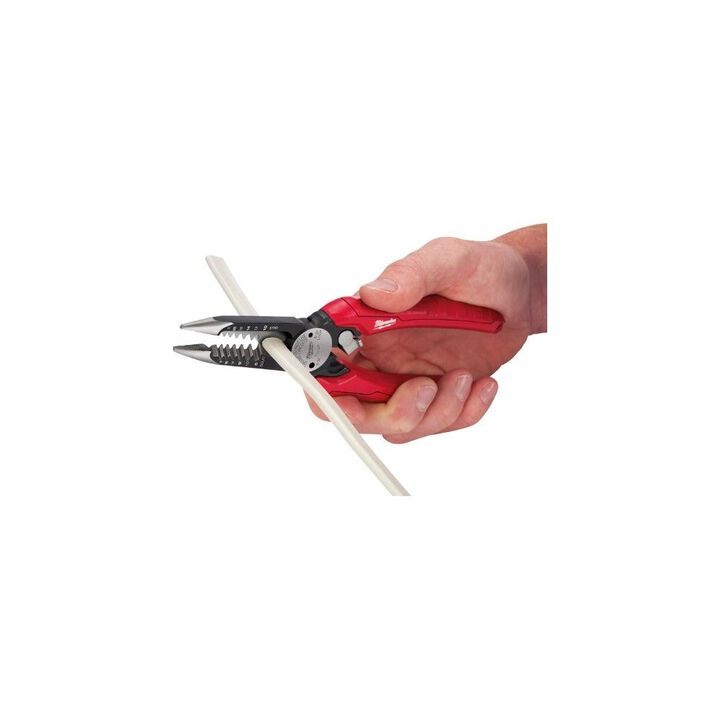 Milwaukee 6-In-1 Combination Plier, Spring Assist Mini Flush Cutter Bundle, large image number 2