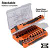 Klein Tools MODbox Knurled Hex Bit Socket Set, SAE and Metric, 32 Pieces, small image number 4