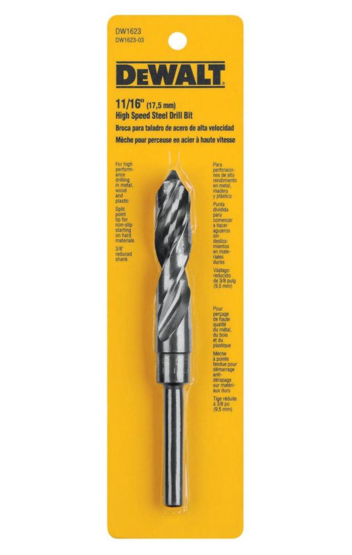 DEWALT 11/16-in Reduced Shank Drill Bit