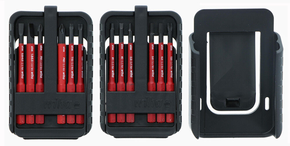 Wiha 12 Piece Insulated SlimLine Blade Belt Set, large image number 3