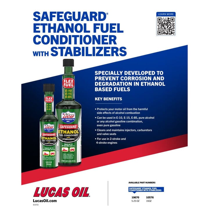 Lucas Oil 5.25 Oz Safeguard Ethanol Fuel Conditioner with Stabilizers, large image number 2