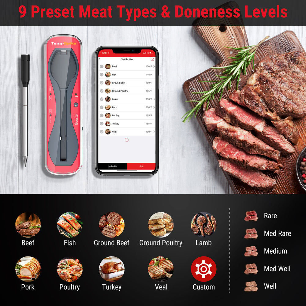 TempPro TempSpike Wireless Bluetooth Meat Thermometer, large image number 4