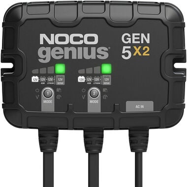 Noco Battery Charger 12V 2 Bank 10A On Board