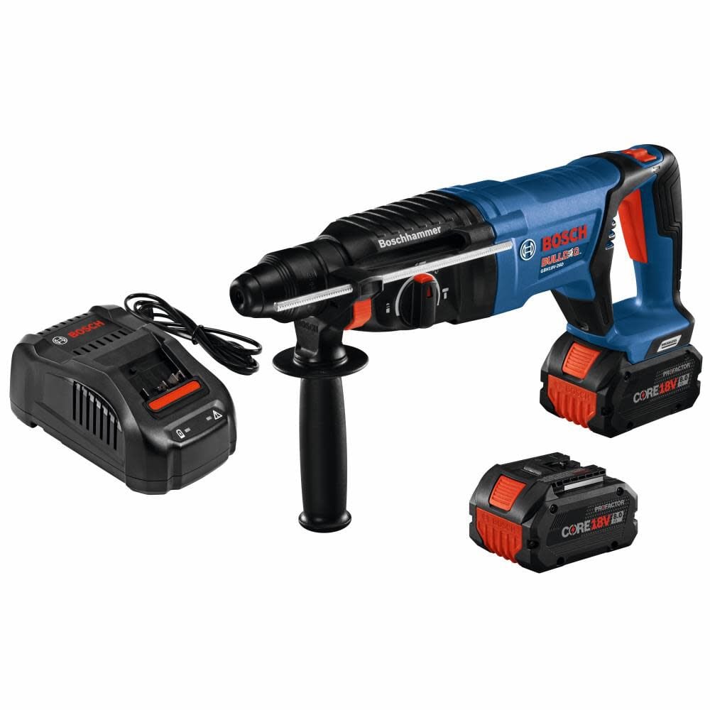 Bosch 18V EC Bulldog 1in Rotary Hammer SDS plus Brushless Kit - GBH18V-26DK24-RT