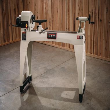 JET JWL-1440VSK 14 In. x 40 In. Wood Lathe with Legs, large image number 6