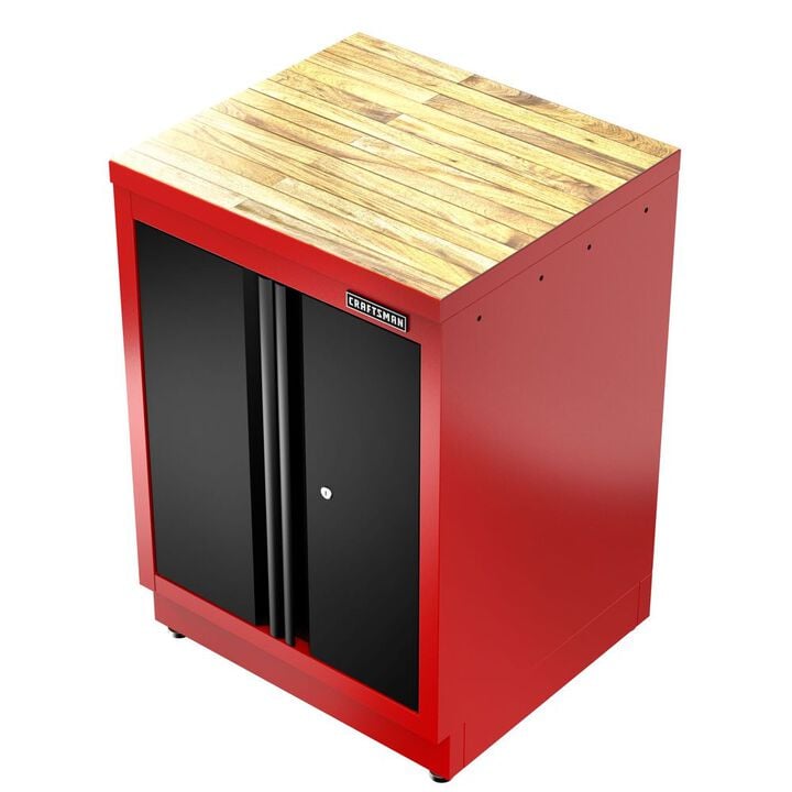 CRAFTSMAN Welded 2-Door Base Cabinet Red and Black, large image number 4