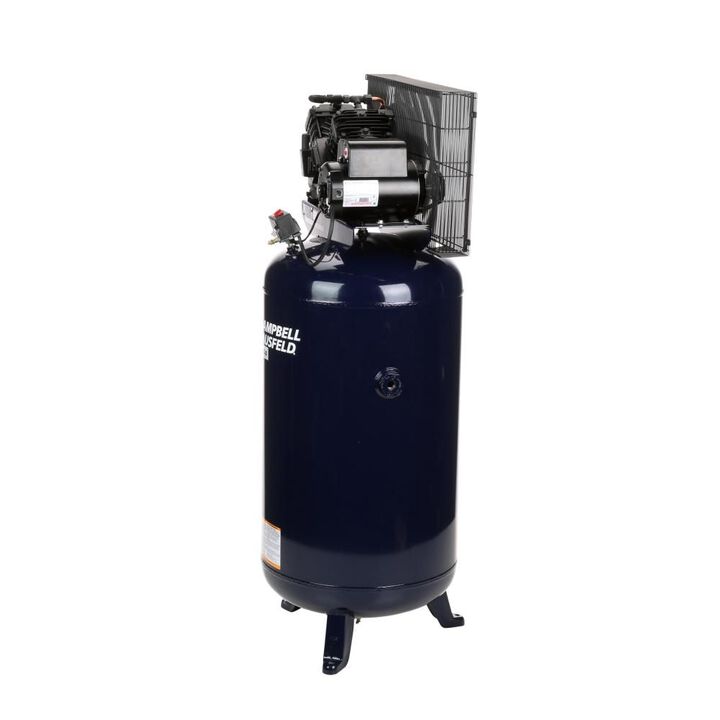 Campbell Hausfeld 80 Gallon 5 HP 16.1 CFM Vertical Stationary Air Compressor, large image number 4