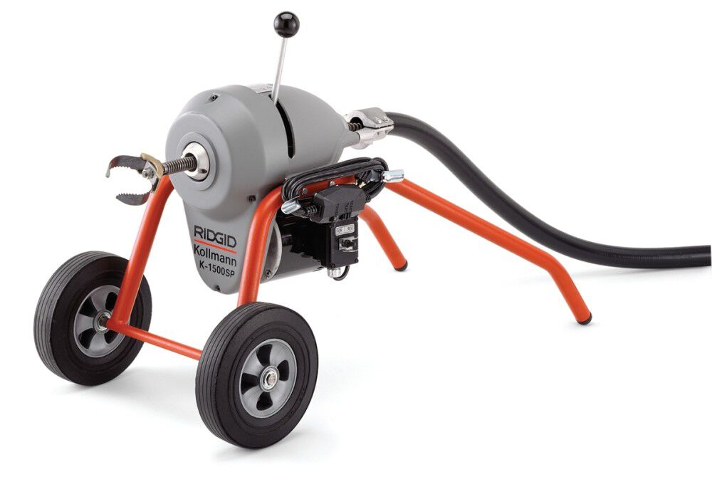 Ridgid K-1500SP-A 120V Sectional Drain Cleaning Machine with Accessories, large image number 2
