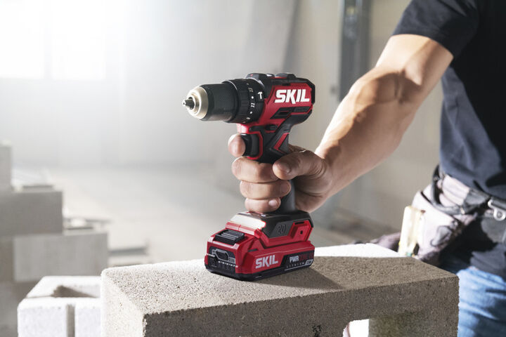 SKIL 20V 1/2 Inch Brushless Compact Hammer Drill Kit, large image number 3