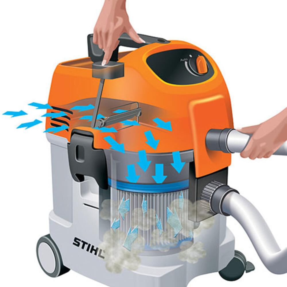 Stihl SE 122 Universal 7.9 Gallon Wet Dry Vacuum 4774 012 4407 US
