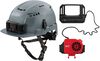 Milwaukee BOLT Gray Front Brim Vented Helmet Class C & Cooling Fan Bundle, small image number 1