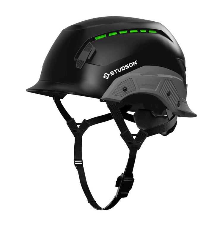 Studson Standard Brim Vented Safety Helmet Type 2 Class C Large/XL Black