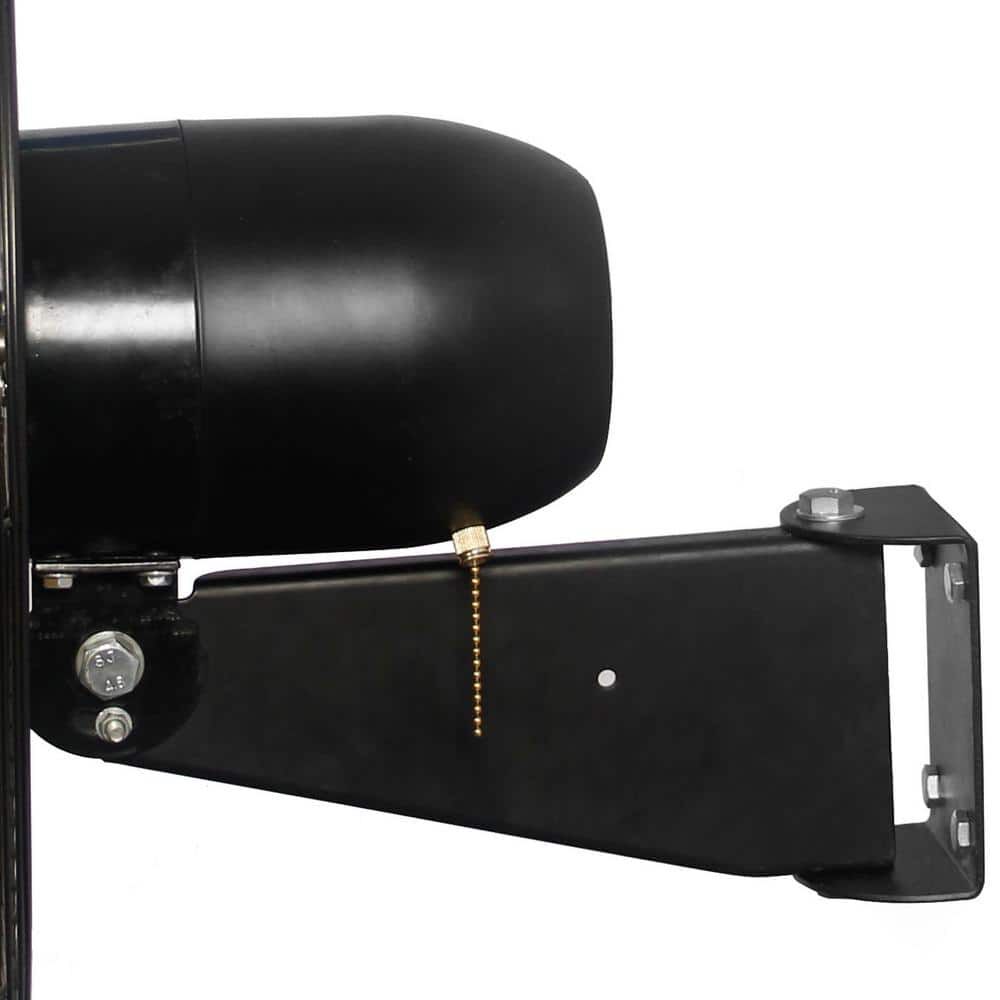 Master 18 Inch Diameter 3-Speed Black Circulation Fan with Ceiling Mount, large image number 2