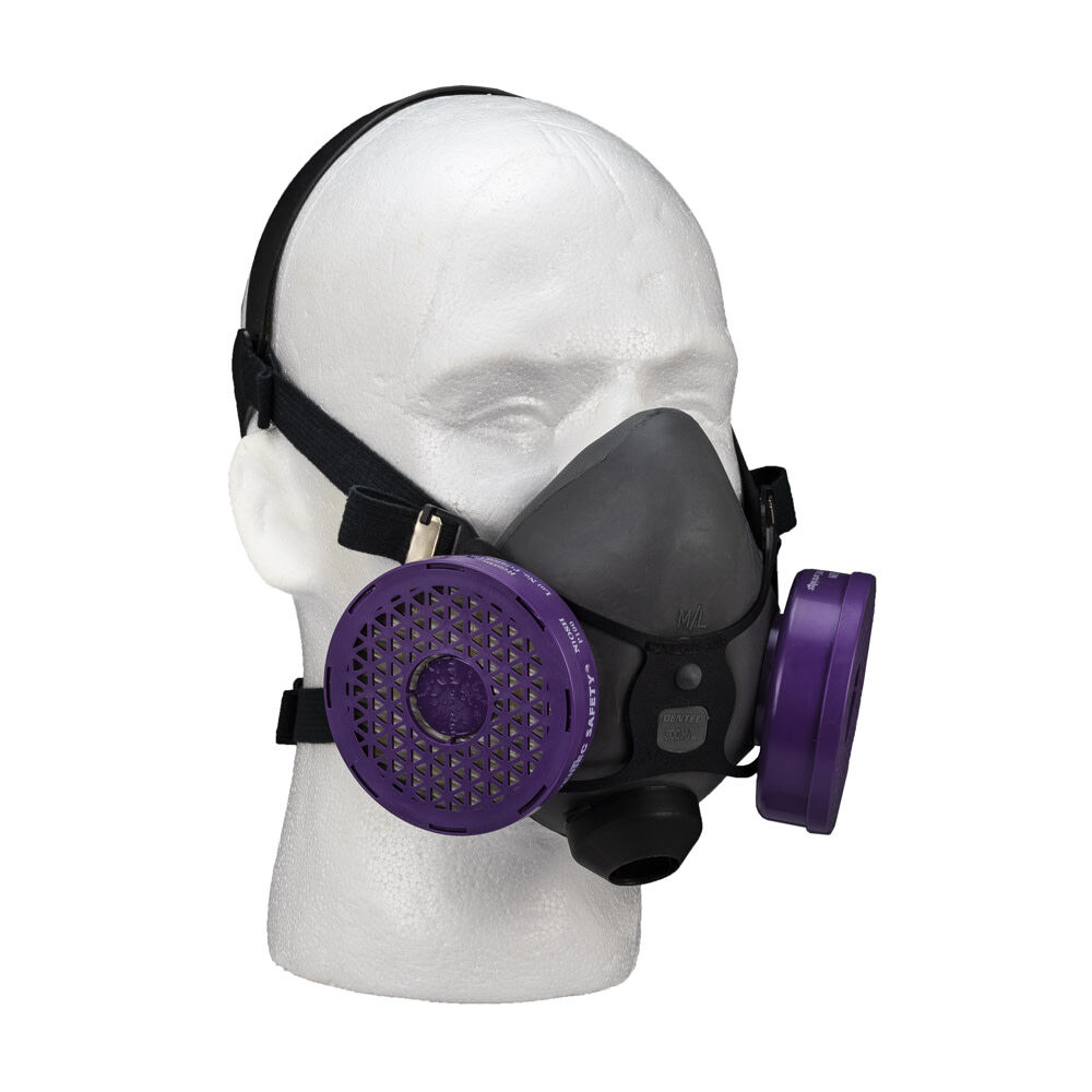 Forney Industries P100 High Efficiency Dual Cartridge Half Mask Respirator, large image number 3